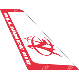 Alliance Air Tail logo (dark)