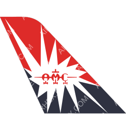 AMC Airlines Tail logo (dark)