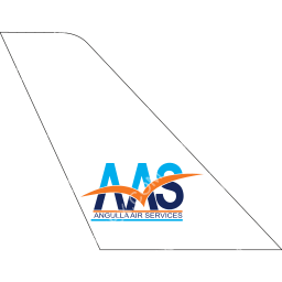 Anguilla Air Services Tail logo (dark)