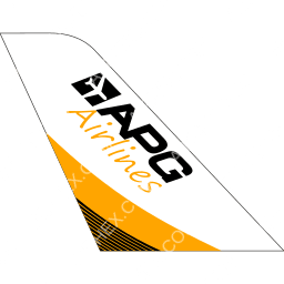 APG Airlines Tail logo (dark)