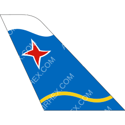 Aruba Airlines Tail logo (dark)