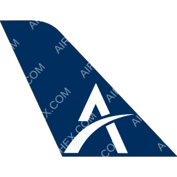 Astra Airlines Tail logo (dark)