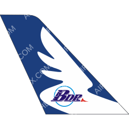 Badr Airlines Tail logo (dark)