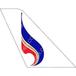 Bangkok Airways Tail logo (dark)