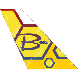 Bees Airlines (Romania) Tail logo (dark)