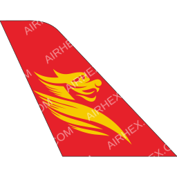 Beijing Capital Airlines Tail logo (dark)