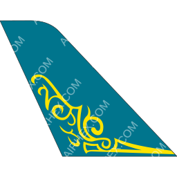 Bek Air Tail logo (dark)