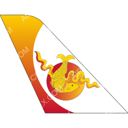 Bhutan Airlines Tail logo (dark)