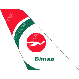 Biman Bangladesh Airlines Tail logo (dark)