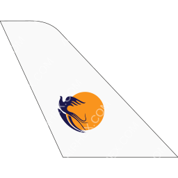 Caspian Airlines Tail logo (dark)