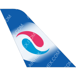 Chongqing Airlines Tail logo (dark)