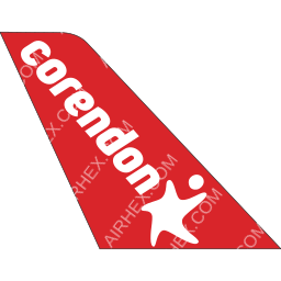 Corendon Airlines Tail logo (dark)