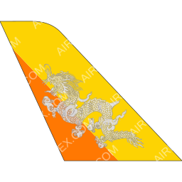 Drukair Tail logo (dark)