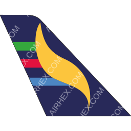 Eritrean Airlines Tail logo (dark)