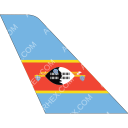 Eswatini Air Tail logo (dark)