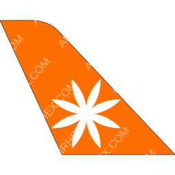 Eznis Airways Tail logo (dark)