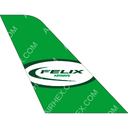Felix Airways Tail logo (dark)