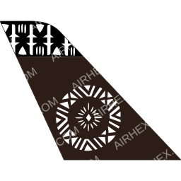 Fiji Airways Tail logo (dark)