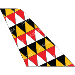 Fly Angola Tail logo (dark)