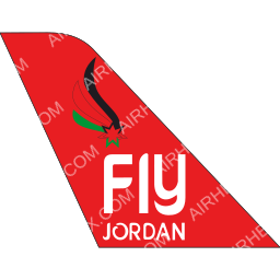 Fly Jordan Tail logo (dark)