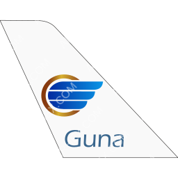 Guna Airlines Tail logo (dark)