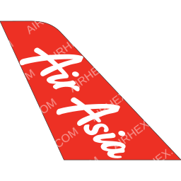 Indonesia AirAsia Tail logo (dark)