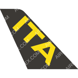 ITA Transportes Aéreos Tail logo (dark)