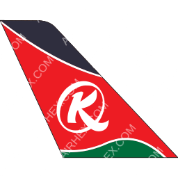 Kenya Airways Tail logo (dark)