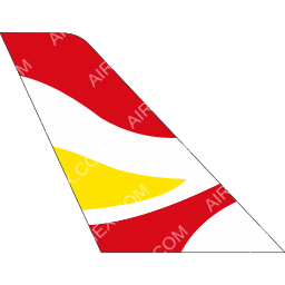 Lucky Air Tail logo (dark)