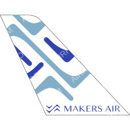 Makers Air tailfin logo