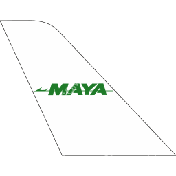 Maya Island Air Tail logo (dark)