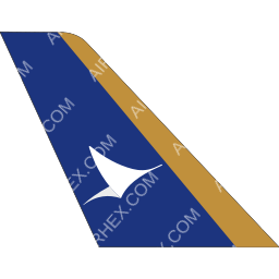 Medsky Airways Tail logo (dark)