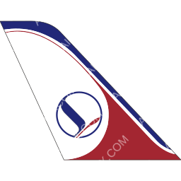 Meraj Airlines Tail logo (dark)