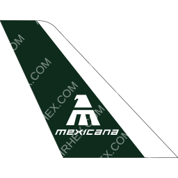 Mexicana de Aviacion Tail logo (dark)