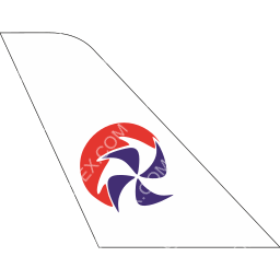 Mid Airlines Tail logo (dark)