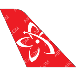 Mokulele Airlines Tail logo (dark)