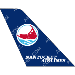 Nantucket Airlines Tail logo (dark)