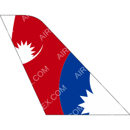 Nepal Airlines Tail logo (dark)