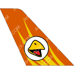 Nok Air Tail logo (dark)