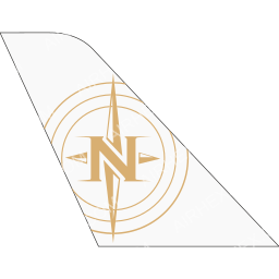 Nolinor Aviation Tail logo (dark)