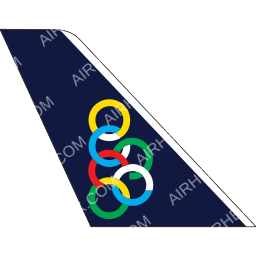 Olympic Air Tail logo (dark)