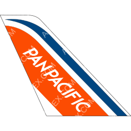 Pan Pacific Airlines Tail logo (dark)
