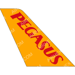 Pegasus Airlines Tail logo (dark)