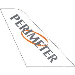 Perimeter Aviation Tail logo (dark)