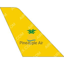 Pineapple Air Tail logo (dark)