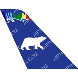 Polar Airlines Tail logo (dark)