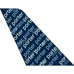 Porter Airlines Canada Tail logo (dark)