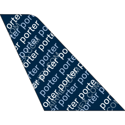 Porter Airlines Tail logo (dark)