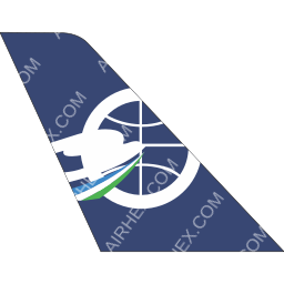 Qanot Sharq Tail logo (dark)