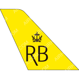 Royal Brunei Airlines Tail logo (dark)